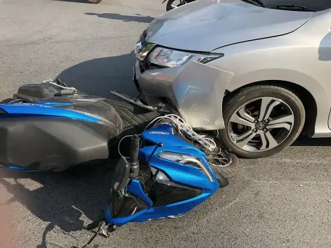 Scooter ongeluk schadevergoeding